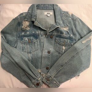 JBD Distressed Light Blue Jean Jacket